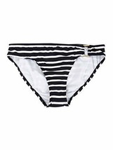 Msrp $60 Lauren Ralph Lauren Stripe Mix Ring Front Hipster Bottoms Black Size 16 - £15.45 GBP