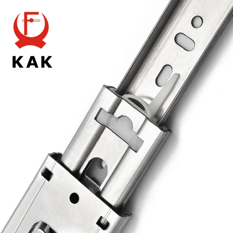 House Home KAK 10&quot; - 22&quot; Stainless Steel Drawer Slides Soft Close Drawer Track R - £46.36 GBP