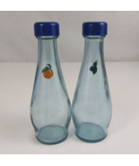 Clearly Canadian Sparkling Water Beverage Glass Bottle Salt &amp; Pepper Sha... - $13.64 CAD