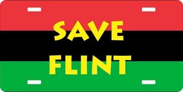 Save Flint Red, Black Green License Plate - $19.89