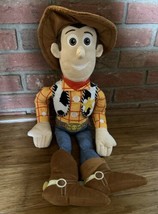 Disney Pixar Woody Large 24&quot; Plush Stuffed Doll Jay Franco Toy Story - $14.84