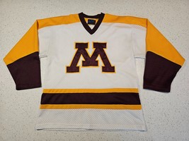 University of Minnesota Gophers Vintage Large Hockey Jersey Stitched Alpha Sport - £36.17 GBP