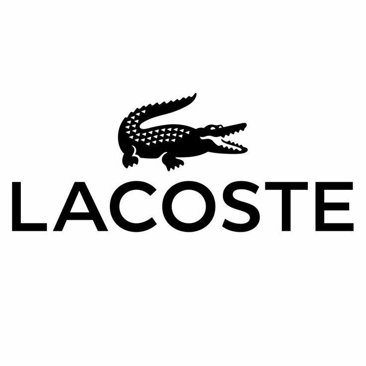 2x Lacoste Logo Vinyl Decal Sticker Different colors & size for Cars/Bikes/Windo