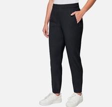 Modern Ambition Ladies&#39; Woven Stretch Pant Black or Teal - $34.64