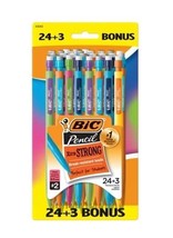 Bic XTRA-STRONG BREAK-RESISTANT #2 Mechanical Pencils, 0.9mm, Pack Of 27 Pencils - £7.02 GBP