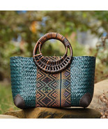 Straw Woven Rattan Bag - £67.23 GBP