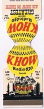 Matchbook Cover KHOW Radio 630 95.7 FM Denver Colorado - $4.94