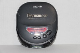 SONY Discman ESP Mega Bass CD Player D-245 Parts or Repair Only Does Not... - £6.23 GBP