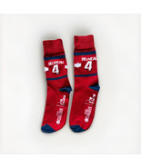 Sizes 6-10? Jean Béliveau #4 Montreal Canadiens NHL Molson Canadian Sock... - $14.84