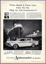 1959 RAMBLER Ambassador Magazine Car / Automobile Print Ad A3 - $4.94