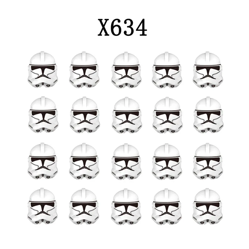 X634 Building Blocks White Clone Soldiers 20pcs/set Brick Figure Figurin... - £26.83 GBP