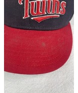 Minnesota Twins Spell Out Hat Cap Snapback New Era Red Blu Baseball Buxt... - £11.61 GBP