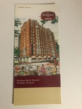 Residence Inn Marriott Travel Brochure Memphis Tennessee Br3 - £3.94 GBP