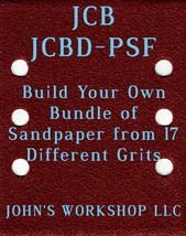 Build Your Own Bundle JCB JCBD-PSF 1/4 Sheet No-Slip Sandpaper 17 Grits - £0.79 GBP