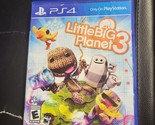 Little Big Planet 3 (Sony PlayStation 4 PS4) Disc &amp; Case No Manual/ BLAC... - £3.86 GBP