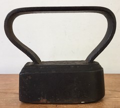 Vtg Antique Primitive Sad Clothes Iron Farmhouse Decor Doorstop Mahony T... - $59.39