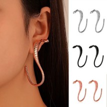 Egyptian Cobra Snake Stud Earrings - £8.98 GBP