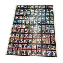 1997 Bowman Baseball UNCUT Sheet Griffey Jr Boggs Chipper Smoltz - £77.98 GBP