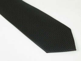 Men's Woven Tie Hankie Set J.Valintin Private Collection R77 Black Shadow Dots image 3