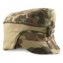 Genuine Romanian Army Field Cap M93 Combat BDU Hat Camo Leaf Military - $370.46 MXN