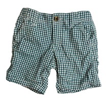 Crazy 8 Green Check Shorts Size 2T - $8.23