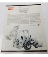 Case 580 B Construction King Sales Brochure 1978 Specifications Photos - £15.14 GBP