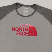 The North Face 34ZTB2Y Standard Fit Cotton Blend Gray T-Shirt Top Size Large image 4