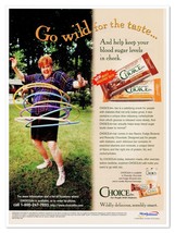 Print Ad Choice DM Snack Bar Go Wild for the Taste Vintage 1999 Advertis... - $9.70