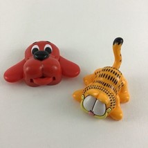 Wendy&#39;s Collectible Toys Magnifying Glass Garfield Clifford Big Red Dog Vintage - £15.44 GBP