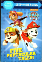 Paw Patrol Nickelodeon Step 1 and 2 Early Readers 5 Puptacular Tales Paperback - £6.07 GBP