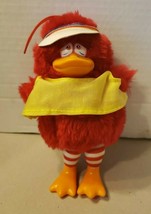 Vintage Russ Berrie Lester The Looney Bird 7” Red Plush Ornament - $19.95