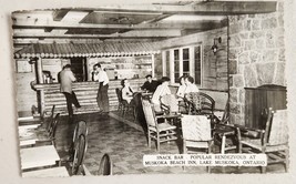 Snack Bar Muskoka Beach Inn Lake Muskoka,Ont Can Real Photo Postcard Pos... - $19.78