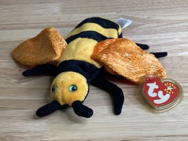 Buzzie the Bee Beanie Baby Excellent Condition w/ hang tag protector - $7.45