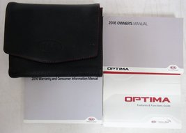 2016 Kia Optima Sedan Owners Manual Handbook OEM Z0A0858 [Paperback] Kia - £19.35 GBP