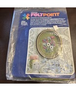 Hiawatha FeltPoint Kit Embroidery 8x10 Granny Core Cottage Retro Vintage... - £17.76 GBP