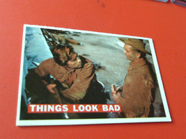 1956 Topps Davy Crockett Things Look Bad # 55 Orange Back Very Nice - £27.45 GBP