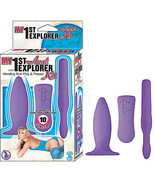 My 1st Anal Explorer Kit Waterproof Purple Butt Plugs - $22.51
