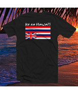 Hawaiian Flag In Distress COTTON T-SHIRT Independence Movement - £14.17 GBP+