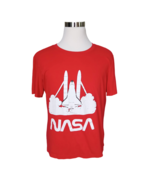 NASA Space Shuttle Mens L Red Graphic T Shirt By ADTN - $10.51 CAD
