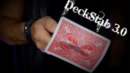 DECK STAB 3 BLUE by Adrian Vega - Find a Selected Card by Stabbing the Deck! - £27.24 GBP