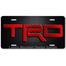 Toyota TRD Inspired Art Red on Mesh FLAT Aluminum Novelty License Tag Plate - $17.99