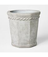 Threshold Octagon Concrete Planter Small Gray - Studio McGee Design - $375.19 MXN