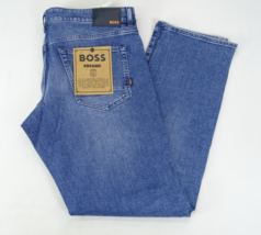 New Hugo Boss Maine Regular Fit Stretch Blue Medium Jeans 40 x 34 Mens O... - $75.95