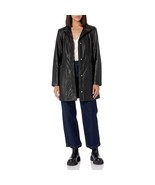 Cole Haan Women's Leather Collarless Mid-Length Coat - $4,124.58 MXN Cole Haan Women's Leather Collarless Mid-Length Coat - $4,124.58 MXN
