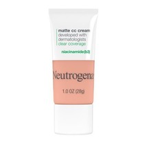 Neutrogena Clear Coverage Flawless Matte CC Cream, Apricot, 1 oz.. - £23.73 GBP