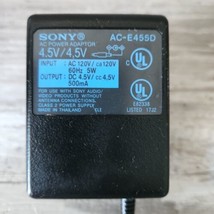 Sony Power Adapter 4.5V 0.5mA AC Power Supply 5W AC-E455D Authentic - £9.33 GBP