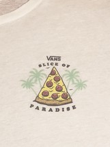 Vans T Shirt Official Slice Of Paradise Womens Sheer Burnout Size Small Skater - £6.72 GBP