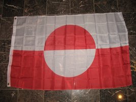 3X5 Greenland Flag 3&#39;X5&#39; Banner - £10.18 GBP