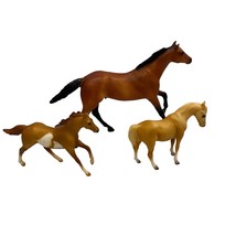 3 Vintage 1975-1976 Breyer Molding Co. Horse Lot Miniature Horses Assorted - $30.00