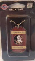 Florida State Seminoles Dog Tag Necklace - NCAA - £8.33 GBP